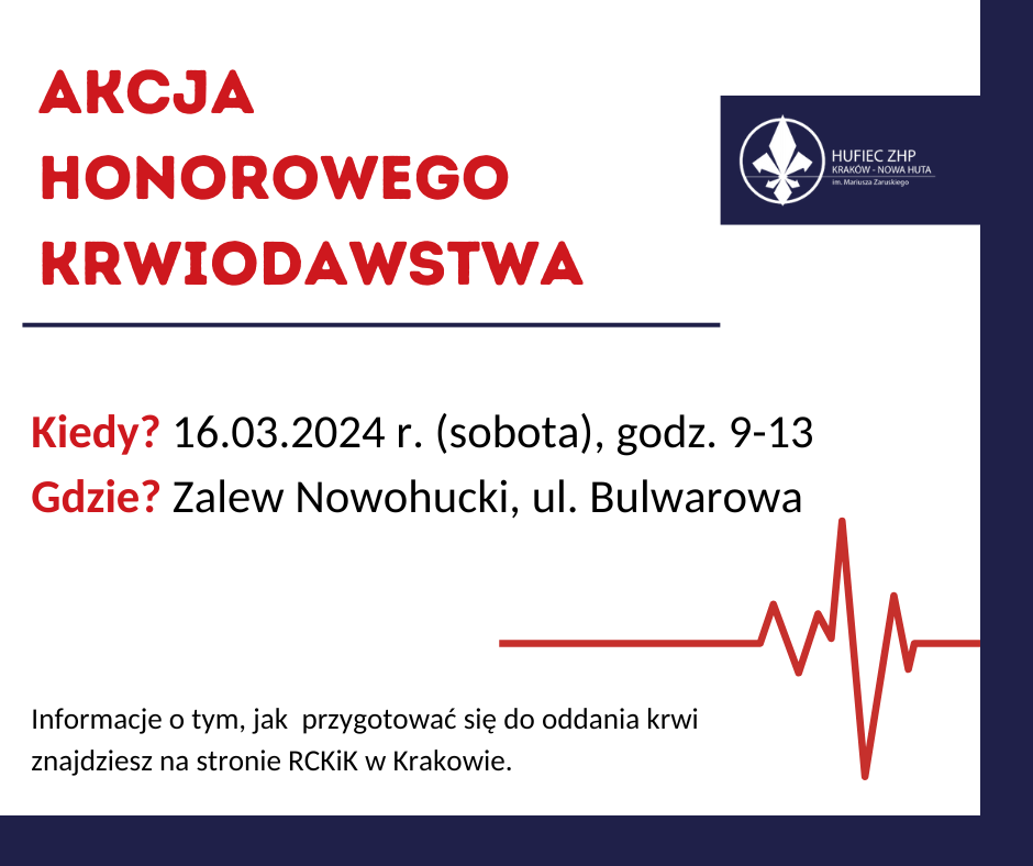 Akcja Krwiodawstwa nad Zalewem Nowohuckim